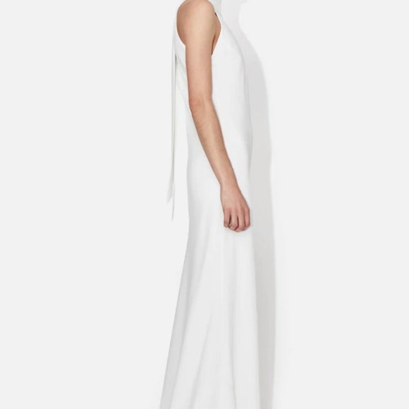 Galvan, Sienna Crepe Halterneck Gown - Picture 5 of 14